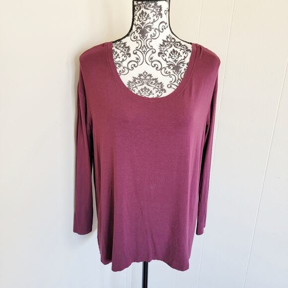 aerie Tops - Aerie Scoopneck Long Sleeve Just Add Leggings Top